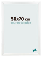 Marco de Fotos 50x70cm Blanco Vintage MDF Pisa Delantera Tamano | Yourdecoration.es