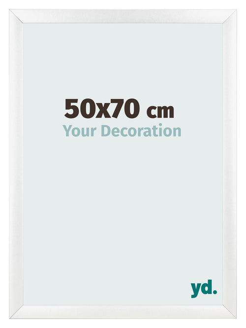 Marco de Fotos 50x70cm Blanco Vintage MDF Pisa Delantera Tamano | Yourdecoration.es