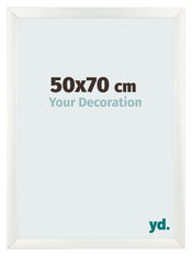 Marco de Fotos 50x70cm Blanco Vintage MDF Pisa Delantera Tamano | Yourdecoration.es