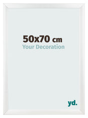 Marco de Fotos 50x70cm Blanco Vintage MDF Pisa Delantera Tamano | Yourdecoration.es