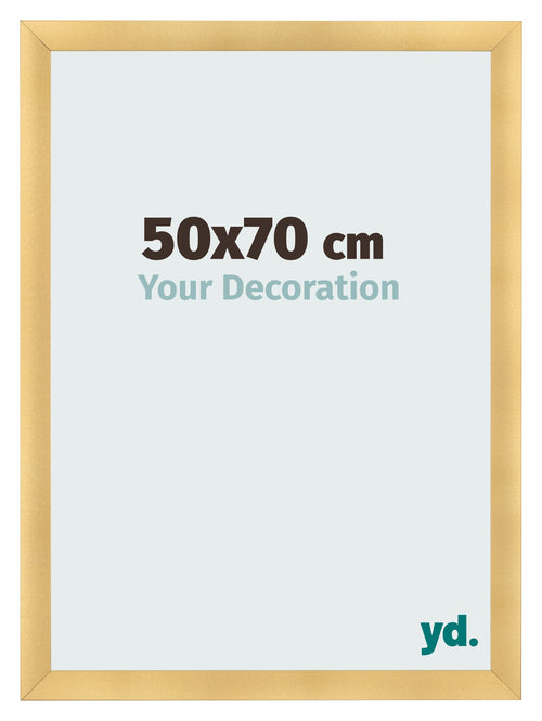 Marco de Fotos 50x70cm Dorado Vintage MDF Pisa Delantera Tamano | Yourdecoration.es