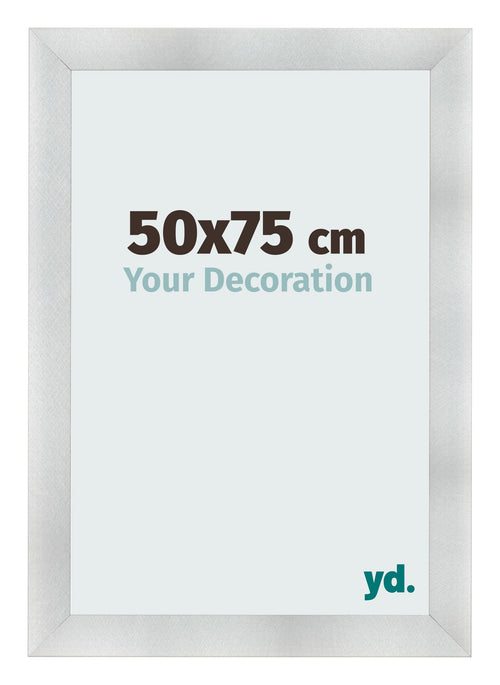 Marco de Fotos 50x75cm Aluminio Cepillado MDF Pisa Delantera Tamano | Yourdecoration.es
