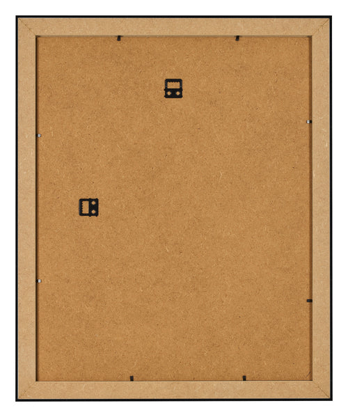 Marco de Fotos 56x71cm Negro Plateado Pulido MDF Pisa Trasera | Yourdecoration.es