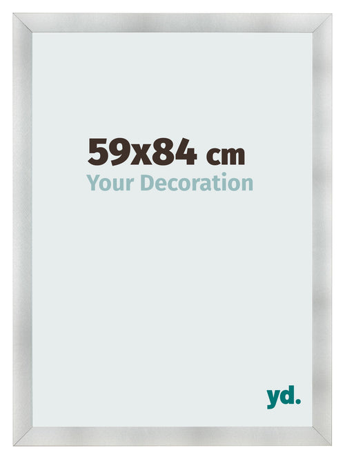 Marco de Fotos 59x84cm Aluminio Cepillado MDF Pisa Delantera Tamano | Yourdecoration.es