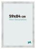 Marco de Fotos 59x84cm Aluminio Cepillado MDF Pisa Delantera Tamano | Yourdecoration.es
