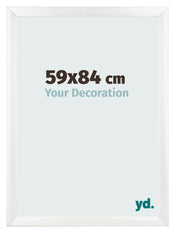 Marco de Fotos 59x84cm Blanco Vintage MDF Pisa Delantera Tamano | Yourdecoration.es