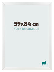 Marco de Fotos 59x84cm Blanco Vintage MDF Pisa Delantera Tamano | Yourdecoration.es