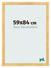 Marco de Fotos 59x84cm Dorado Vintage MDF Pisa Delantera Tamano | Yourdecoration.es