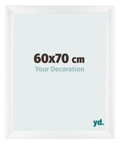 Marco de Fotos 60x70cm Blanco Vintage MDF Pisa Delantera Tamano | Yourdecoration.es