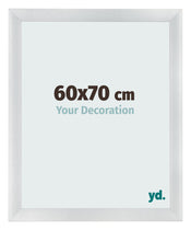 Marco de Fotos 60x70cm Plateado Negro Barrido MDF Pisa Delantera Tamano | Yourdecoration.es