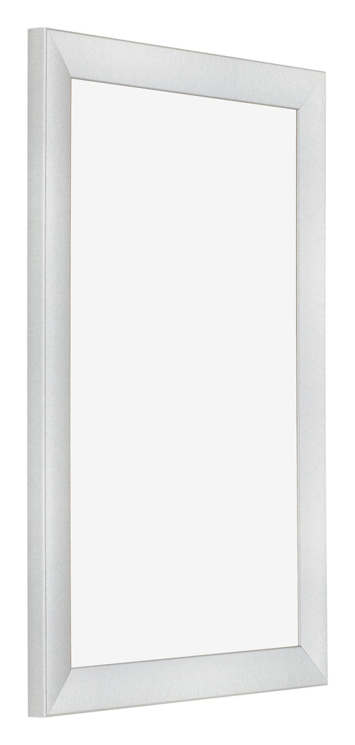 Marco de Fotos 60x85cm Plateado Negro Barrido MDF Pisa Delantera Oblicuo | Yourdecoration.es