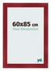Marco de Fotos 60x85cm Vino Tinto Barrido MDF Pisa Delantera Tamano | Yourdecoration.es