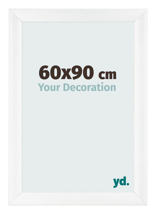 Marco de Fotos 60x90cm Blanco Vintage MDF Pisa Delantera Tamano | Yourdecoration.es
