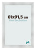Marco de Fotos 61x91 5cm Aluminio Cepillado MDF Pisa Delantera Tamano | Yourdecoration.es