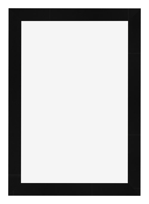 Marco de Fotos 61x91 5cm Negro Plateado Pulido MDF Pisa Delantera | Yourdecoration.es