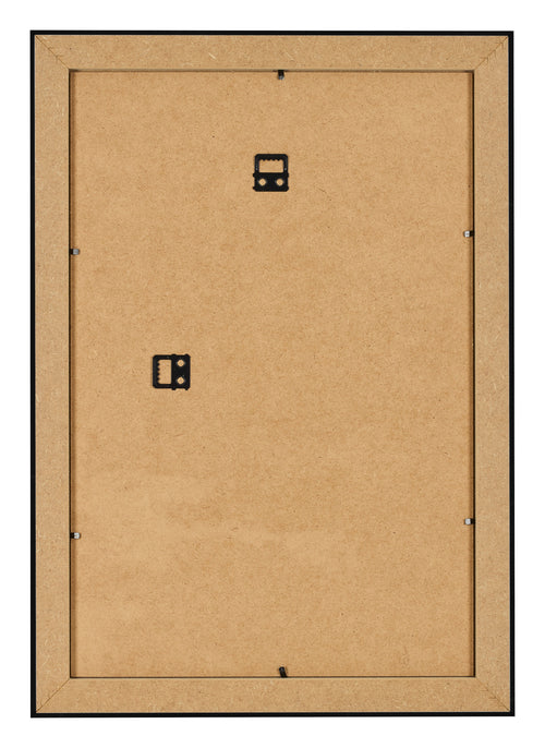 Marco de Fotos 61x91 5cm Negro Plateado Pulido MDF Pisa Trasera | Yourdecoration.es