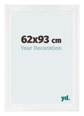 Marco de Fotos 62x93cm Blanco Vintage MDF Pisa Delantera Tamano | Yourdecoration.es