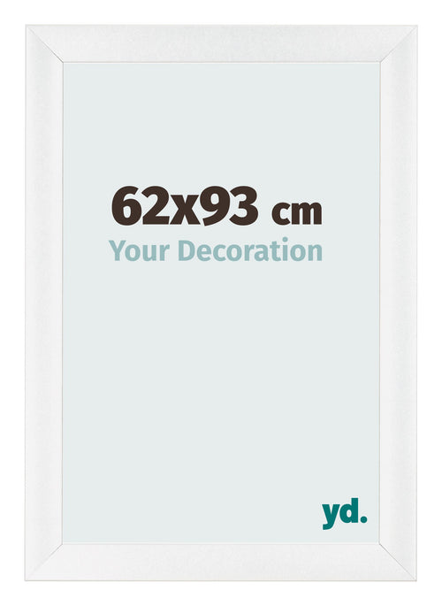 Marco de Fotos 62x93cm Blanco Vintage MDF Pisa Delantera Tamano | Yourdecoration.es