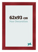 Marco de Fotos 62x93cm Vino Tinto Barrido MDF Pisa Delantera Tamano | Yourdecoration.es