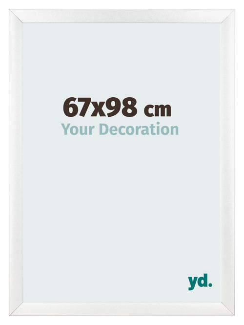 Marco de Fotos 67x98cm Blanco Vintage MDF Pisa Delantera Tamano | Yourdecoration.es