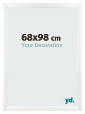 Marco de Fotos 68x98cm Blanco Vintage MDF Pisa Delantera Tamano | Yourdecoration.es