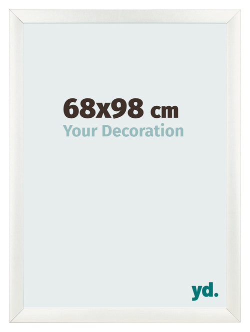 Marco de Fotos 68x98cm Blanco Vintage MDF Pisa Delantera Tamano | Yourdecoration.es