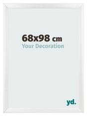 Marco de Fotos 68x98cm Blanco Vintage MDF Pisa Delantera Tamano | Yourdecoration.es