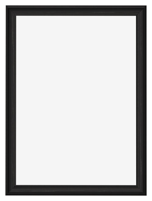 Marco de Fotos 68x98cm Negro Grano De Madera MDF Lazio Delantera | Yourdecoration.es