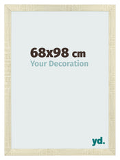 Marco de Fotos 68x98cm Roble Sonoma MDF Pisa Delantera Tamano | Yourdecoration.es