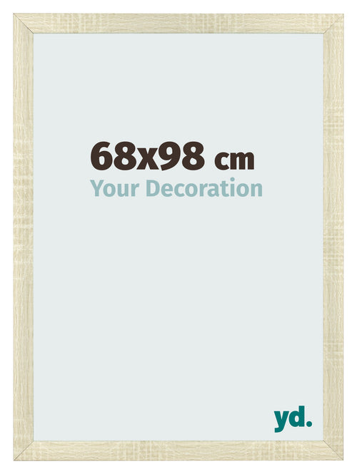 Marco de Fotos 68x98cm Roble Sonoma MDF Pisa Delantera Tamano | Yourdecoration.es