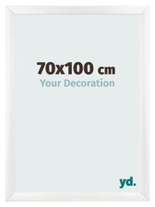 Marco de Fotos 70x100cm Blanco Vintage MDF Pisa Delantera Tamano | Yourdecoration.es