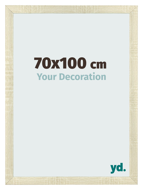 Marco de Fotos 70x100cm Roble Sonoma MDF Pisa Delantera Tamano | Yourdecoration.es