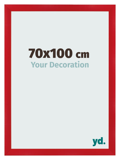 Marco de Fotos 70x100cm Rojo MDF Pisa Delantera Tamano | Yourdecoration.es