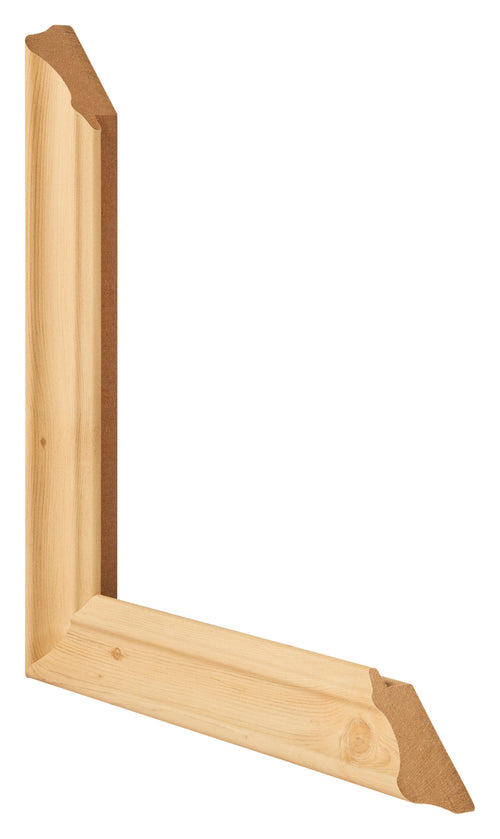 Marco de Fotos 70x70cm Venatura Di Pino MDF Lazio Detalle Diametro | Yourdecoration.es