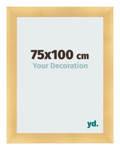 Marco de Fotos 75x100cm Dorado Vintage MDF Pisa Delantera Tamano | Yourdecoration.es