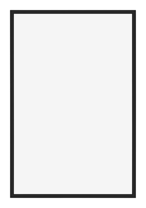 Miami Aluminio Marco De Fotos 60x90cm Negro Muy Brillante Delantera | Yourdecoration.es