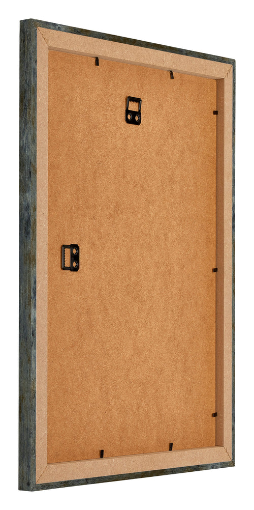 Mura MDF Marco de Fotos 18x24cm Azul y dorado fusionado Parte trasera Oblicuo | Yourdecoration.es