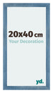 Mura MDF Marco de Fotos 20x40cm Claro azul barrido Parte delantera Tamano | Yourdecoration.es