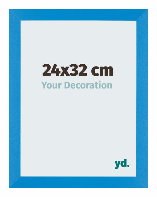 Mura MDF Marco de Fotos 24x32cm Gris Brillante Delantera Tamano | Yourdecoration.es