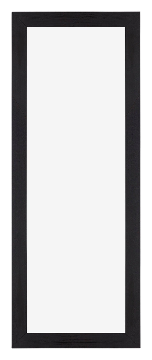 Mura MDF Marco de Fotos 25x75cm Negro Grano De Madera Delantera | Yourdecoration.es