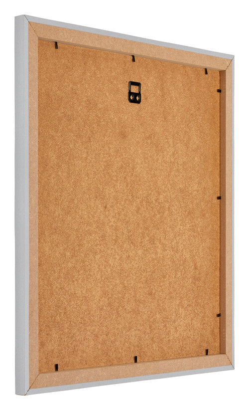 Mura MDF Marco de Fotos 40x40cm Plateado mate Parte trasera Oblicuo | Yourdecoration.es