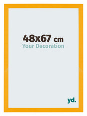 Mura MDF Marco de Fotos 48x67cm Amarillo Delantera Tamano | Yourdecoration.es