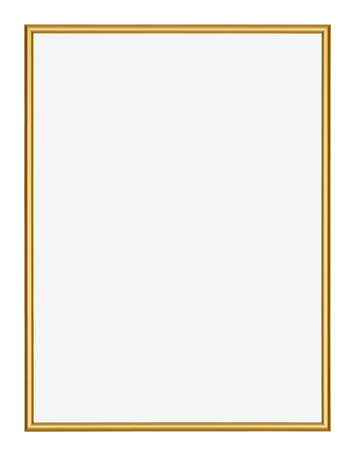 New York Aluminio Marco de Fotos 48x64cm Dorado Brillante Delantera | Yourdecoration.es