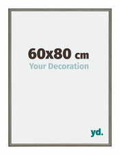New York Aluminio Marco de Fotos 60x80cm Estructura de mercurio Parte delantera Tamano | Yourdecoration.es