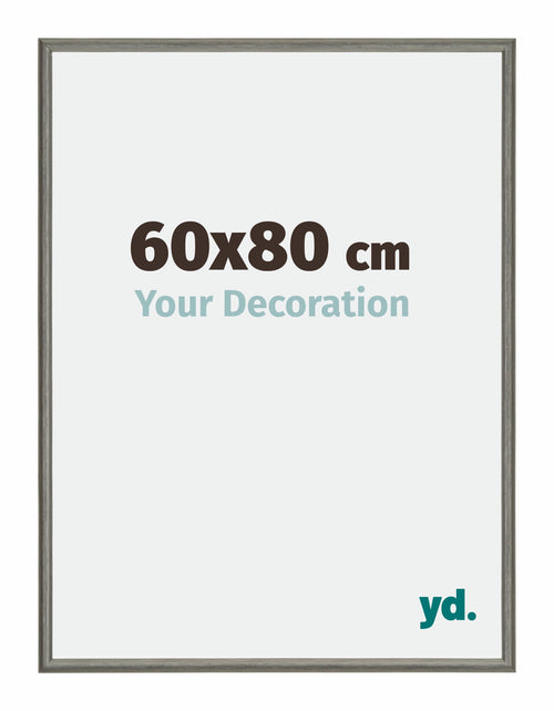New York Aluminio Marco de Fotos 60x80cm Estructura de mercurio Parte delantera Tamano | Yourdecoration.es