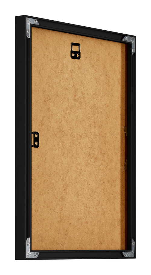 New York Aluminio Marco de Fotos 60x80cm Negro Mat Parte trasera Oblicuo | Yourdecoration.es