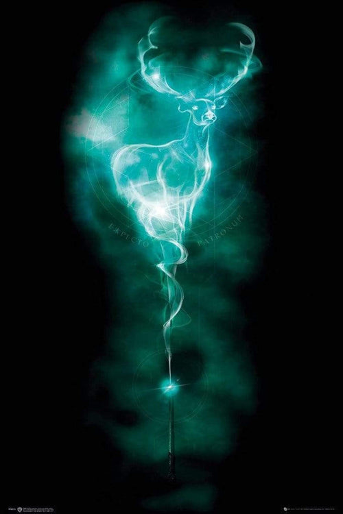Póster Harry Potter Patronus Stag 61x91,5cm