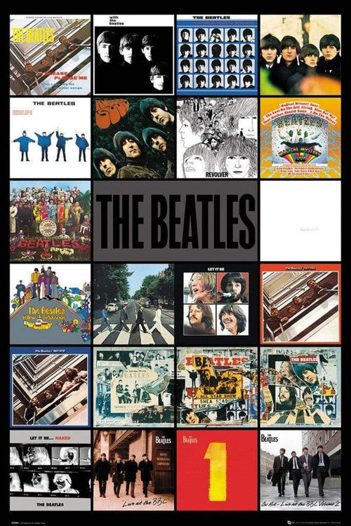 Póster The Beatles Albums 61x91,5cm