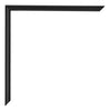 Annecy Plastico Marco de Fotos 18x24cm Negro Mat Detalle Esquina | Yourdecoration.es