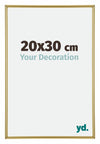 Annecy Plástico Marco de Fotos 20x30cm Oro Delantera Tamano | Yourdecoration.es